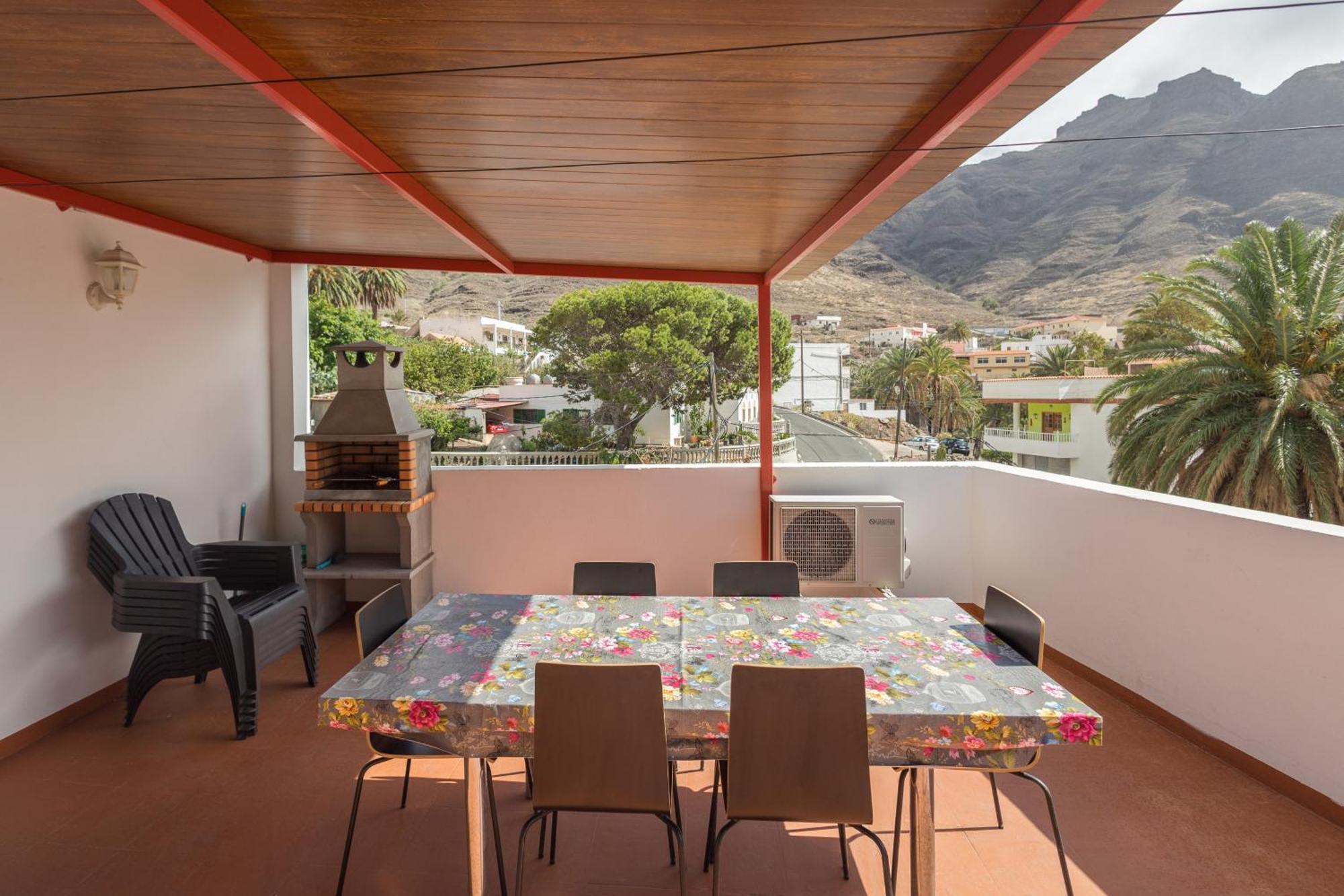 Lightbooking Gadi House Tasarte Terraza Y Barbacoa エクステリア 写真